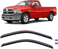 Vista 150 de Visera de ventana para Jeep Cherokee 1984-2001 (Excluye Modelo Limited), Protectores Guards Shields de lluvia de canal exterior, Deflector