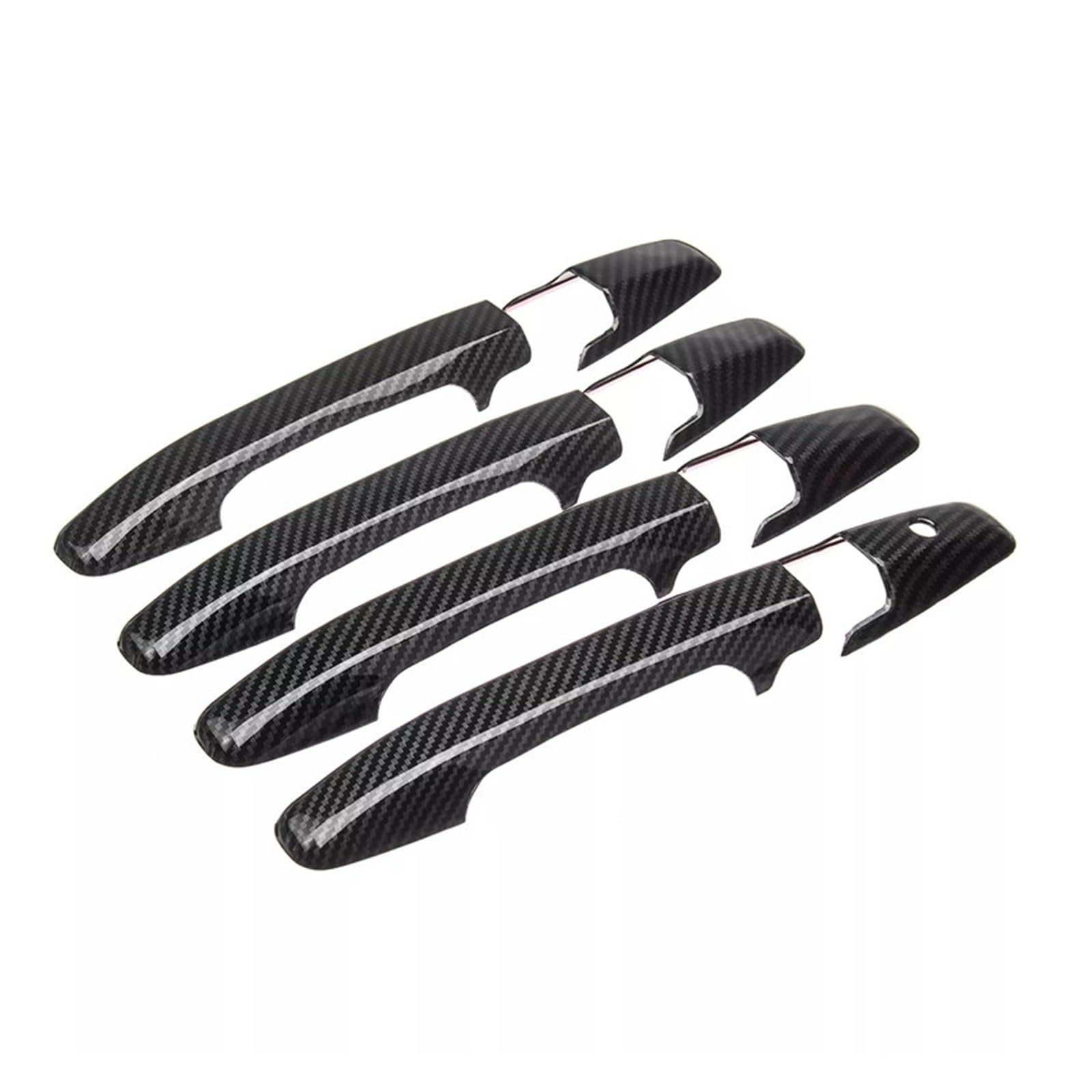 Drezzo Car Exterior Door Handle Exterior Door Handles Cover Trim for Civic 2006-2011 Outside Grab Frame Case Stickers