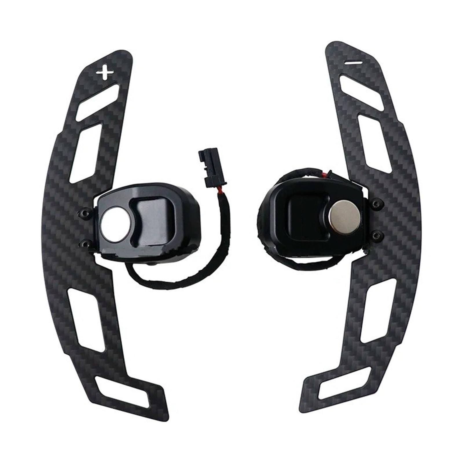 Hbntda Ivory Paddles Shifters Carbon Fiber Magnetic Shift Paddles Suitable For Benz For Amg For A35 A45 C63 E53 E63 S65 S63 G63 Cla35 Cla45 Glc43 Glc63(Ivory)