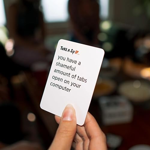 Miniatura 6 de DSS Games Toma un sorbo si... Divertido juego de fiesta para adultos, noche de juegos, rompehielos, iniciador de conversación, ideal para noches