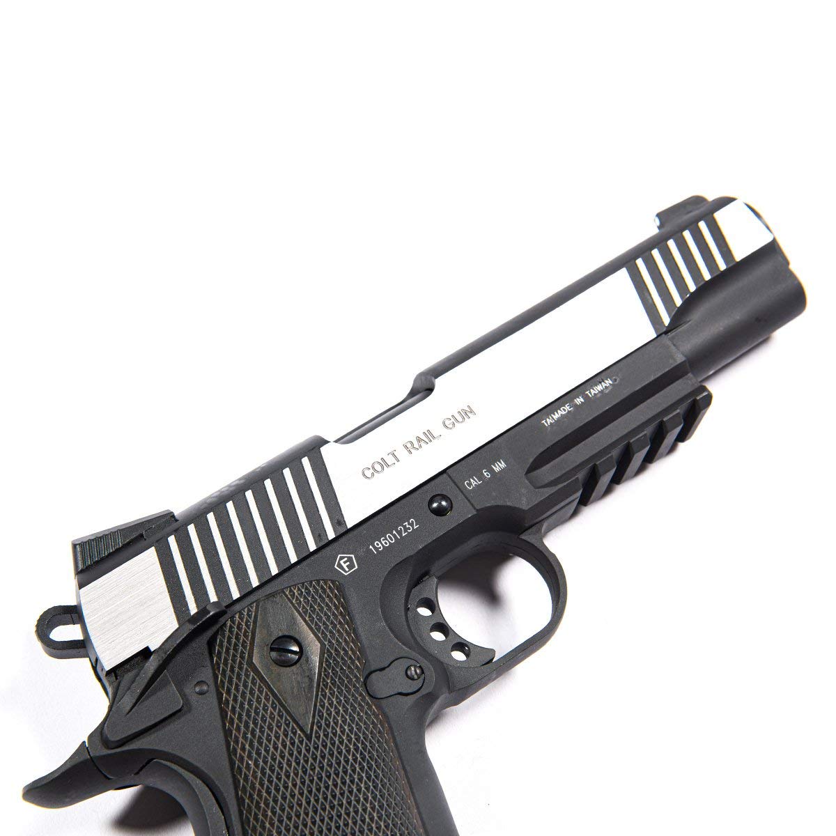 C Y B E R G U N Pistola Colt 1911 Scarrellante Black/Silver Cybergun (180525) 0.9 Joule