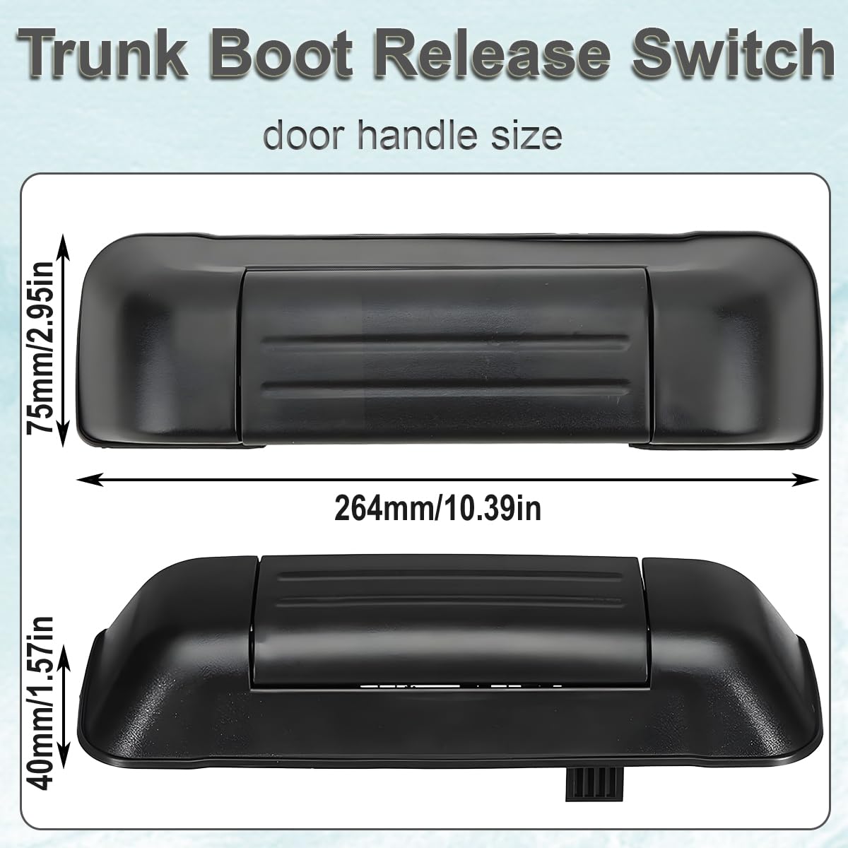 ZAMDOE 8285065D125PK klamka tylnej drzwi samochodu do Suzuki Grand Vitara 1998-2005 Grand Vitara XL-7 1998-2005 przełącznik uchwytu bagażnika części zamienne 82850-65D13-5PK czarny