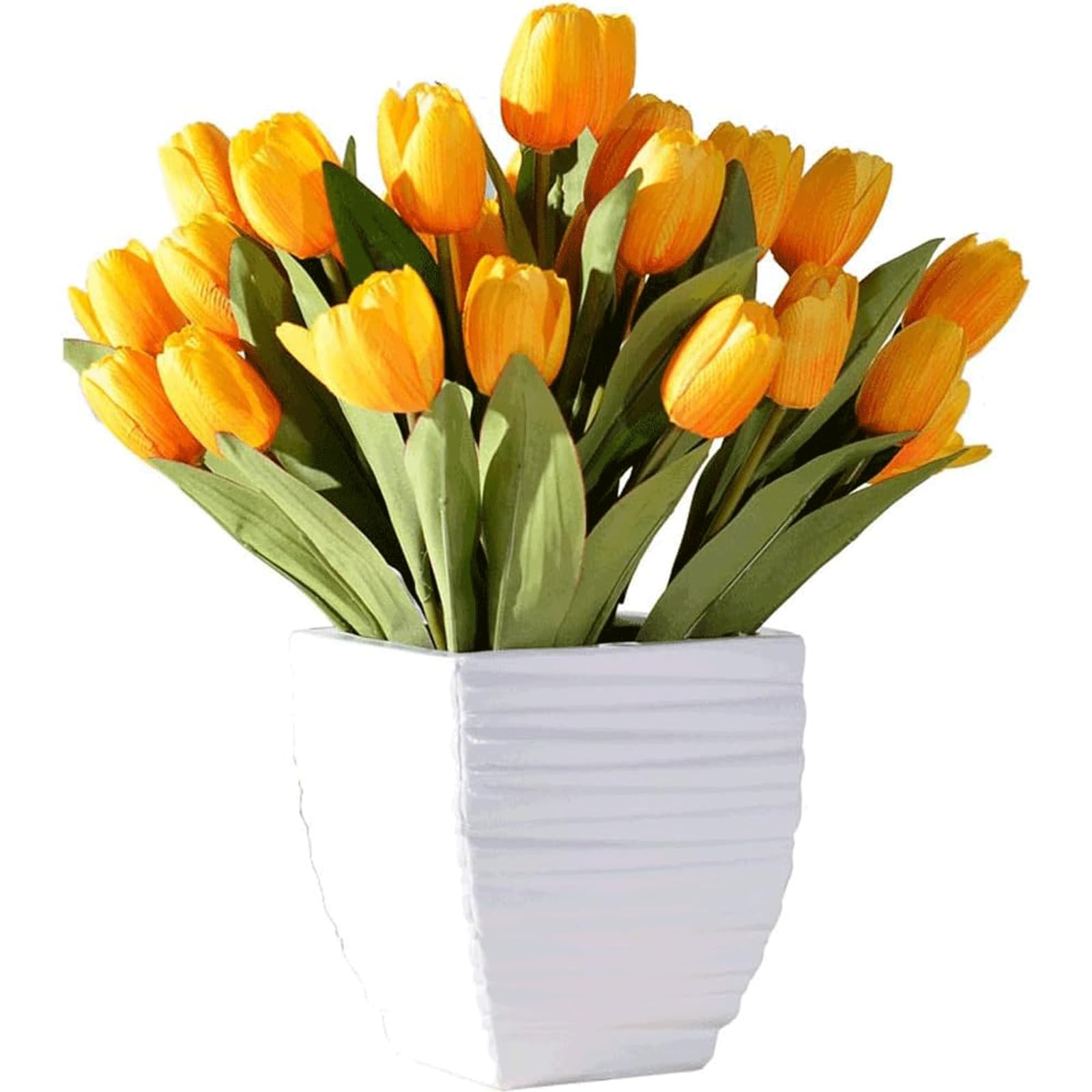 XDLEDMKIZ Creative Artificial Flowers Elegant Vivid Fake Flowers Arrangement Festival Decor Centerpieces Bouquets Table Decorative