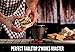 Mini Tabletop Fire Pit and Cast Iron Hibachi Grill Pan, Camping Tabletop Fire Pit Indoor & Outdoor Grill for Smores, BBQ, Smores Maker, Smokeless Firepit, Portable Mini Japanese Grill by Chef Master