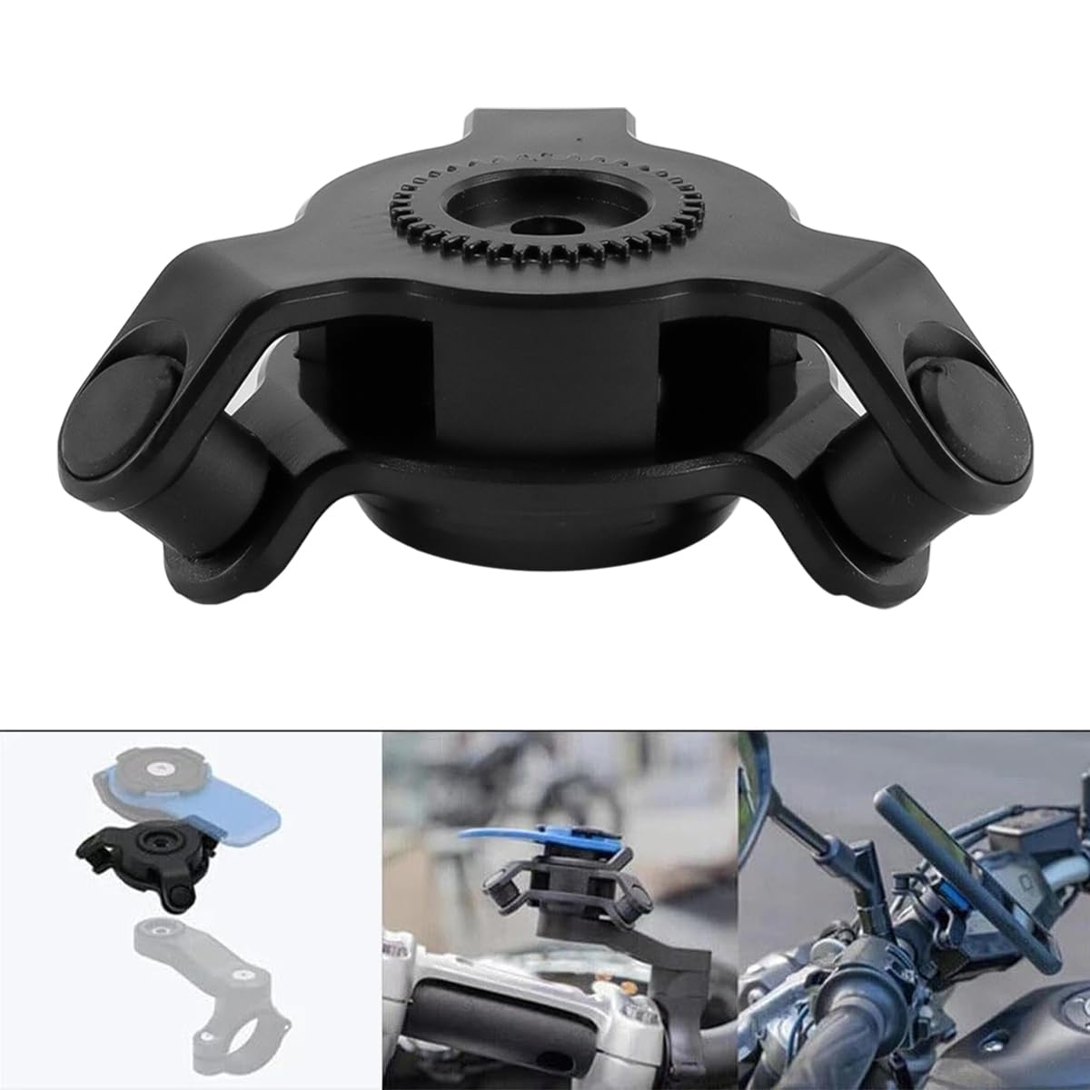 Supporto per cellulare per bici e moto, ammortizzatore per vibrazioni ad alta frequenza, stabilizzatore di guida anti-vibrazione