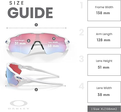 Miniatura 4 de Oakley Radar EV Path OO9208 - Gafas de sol para hombre, correa y kit de cuidado iWear de diseñador