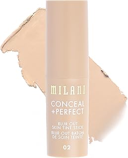 Milani Conceal + Perfect - Skin Tint Stick, Blur Out Tinted Moisturizer Makeup, Shade 02