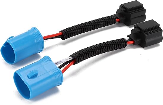 Aramox 9007 to H13 Headlight Wiring Connector Adapter Fog Light Extension Conversion Cable for F250 Super Duty 19992004 2pcs
