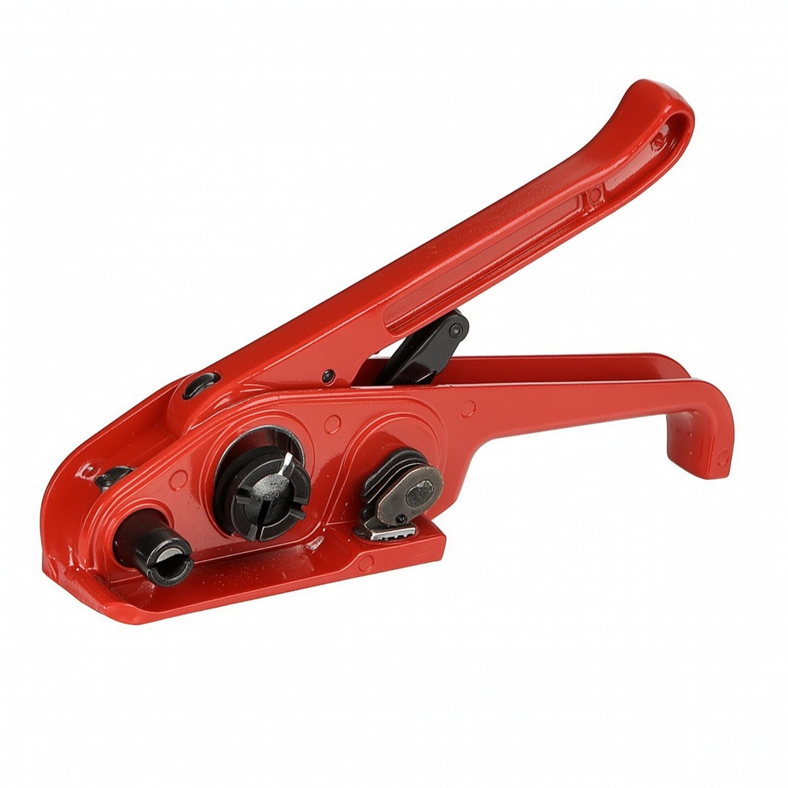 TISHITA Tendi Manuale Antiscivolo Robusto, Tenditore Taglierina, Multifunzione, Kit Nastro in PET, Magazzino, Spedizioni, Rosso
