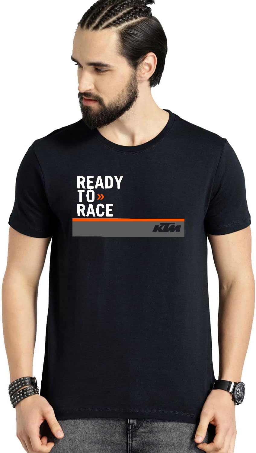 Road Trip FashionsRider T-Shirt for Men ktm tshirt | Biker T-Shirt | Fanmade KTM t shirt | Racing T Shirt | 100% Cotton T-Shirt | Short Sleeve Tees