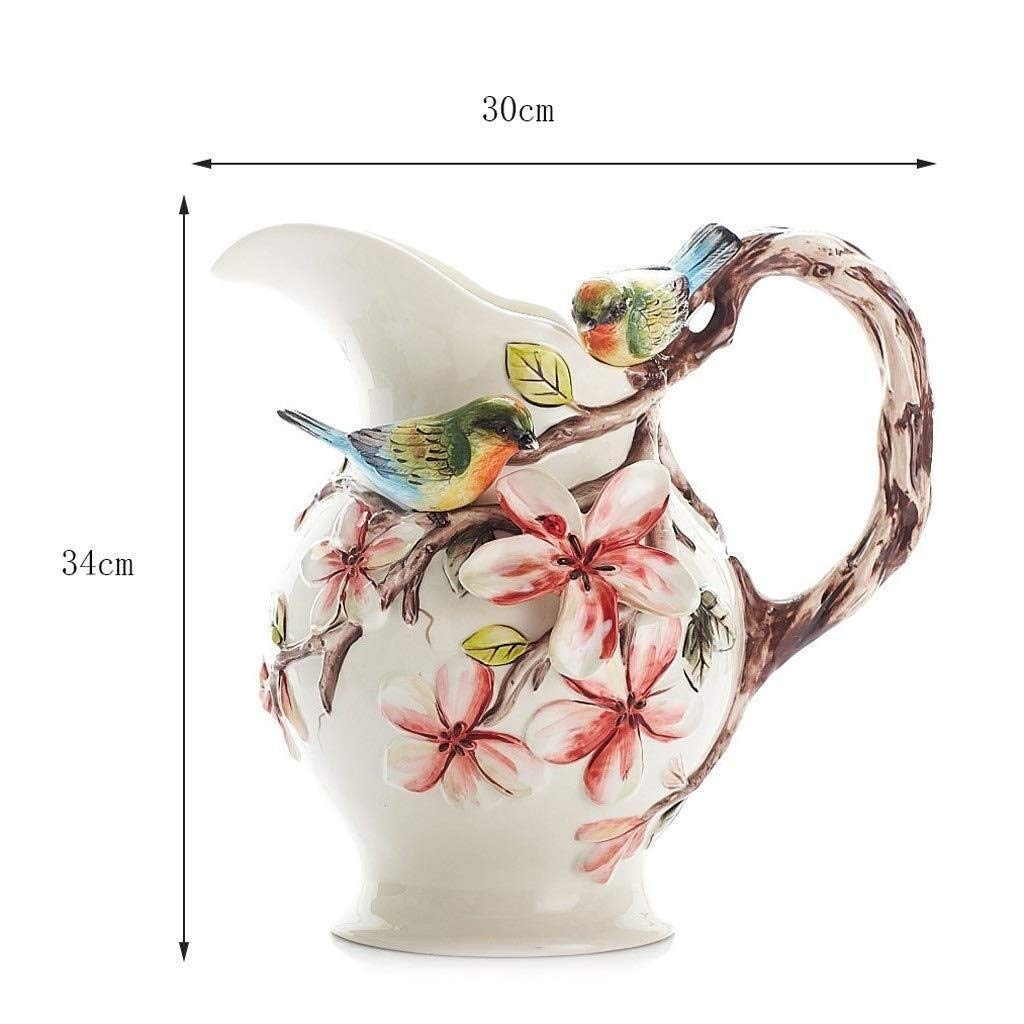 Amazon.co.jp: LiGang 花器 花瓶 陶器 現代のファッション大型