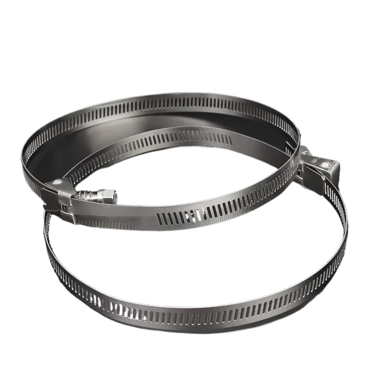 Abrazaderas de manguera ajustables de acero inoxidable, sujetadores de tubo de engranaje helicoidal de 50/100cm for conductos de gases y aplicaciones marinas, 5 uds.(14 * 1000 * 0.6MM)