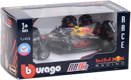 Miniatura 7 de Red Bull Racing F1 2021 Rb16b #33 Verstappen o #11 Pérez fundido a presión modelo a escala 143 (Rb16b #33)