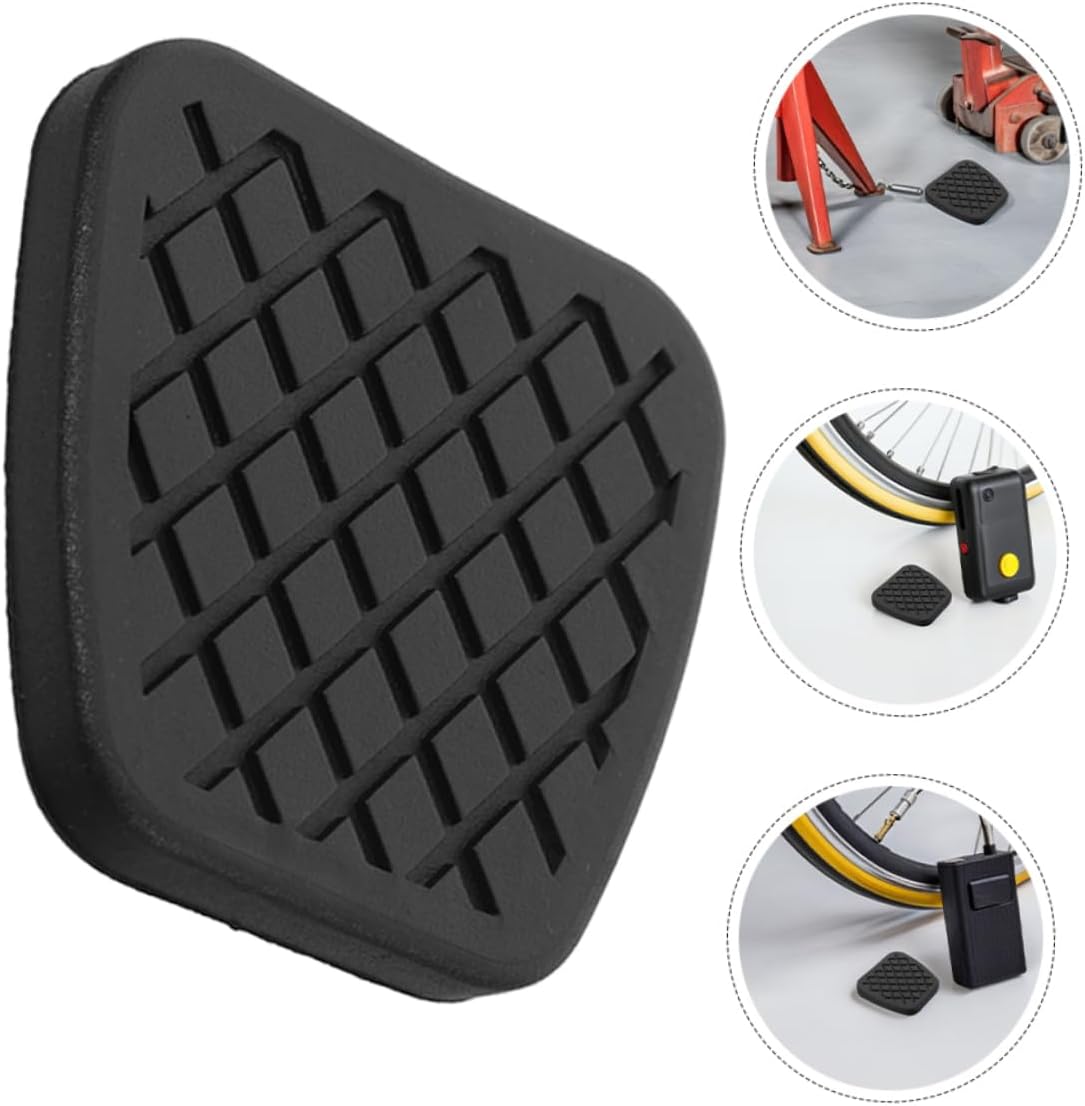 PRETYZOOM 4pcs Nonslip Vehicle Rubber Pedal Pads Durable Auto Brake Clutch Covers High Elastic Material for Fit Comfortable Foot Rest Sleeves for Enhanced Driving Control