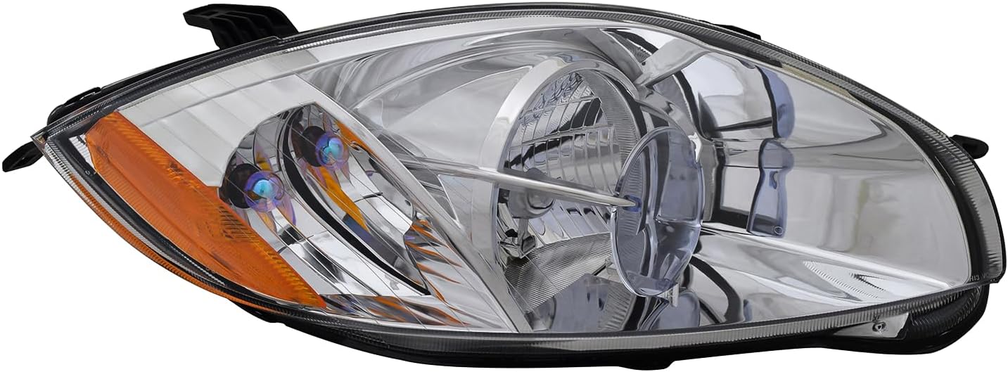 Replacement For Mitsubishi Eclipse 2007-2010 Spyder GT, 2006 2007 GS/GT, DOT/SAE Compliant, Halogen Headlight Assembly With Bulbs, Right/Passenger Side, 8301B138 / MI2503147