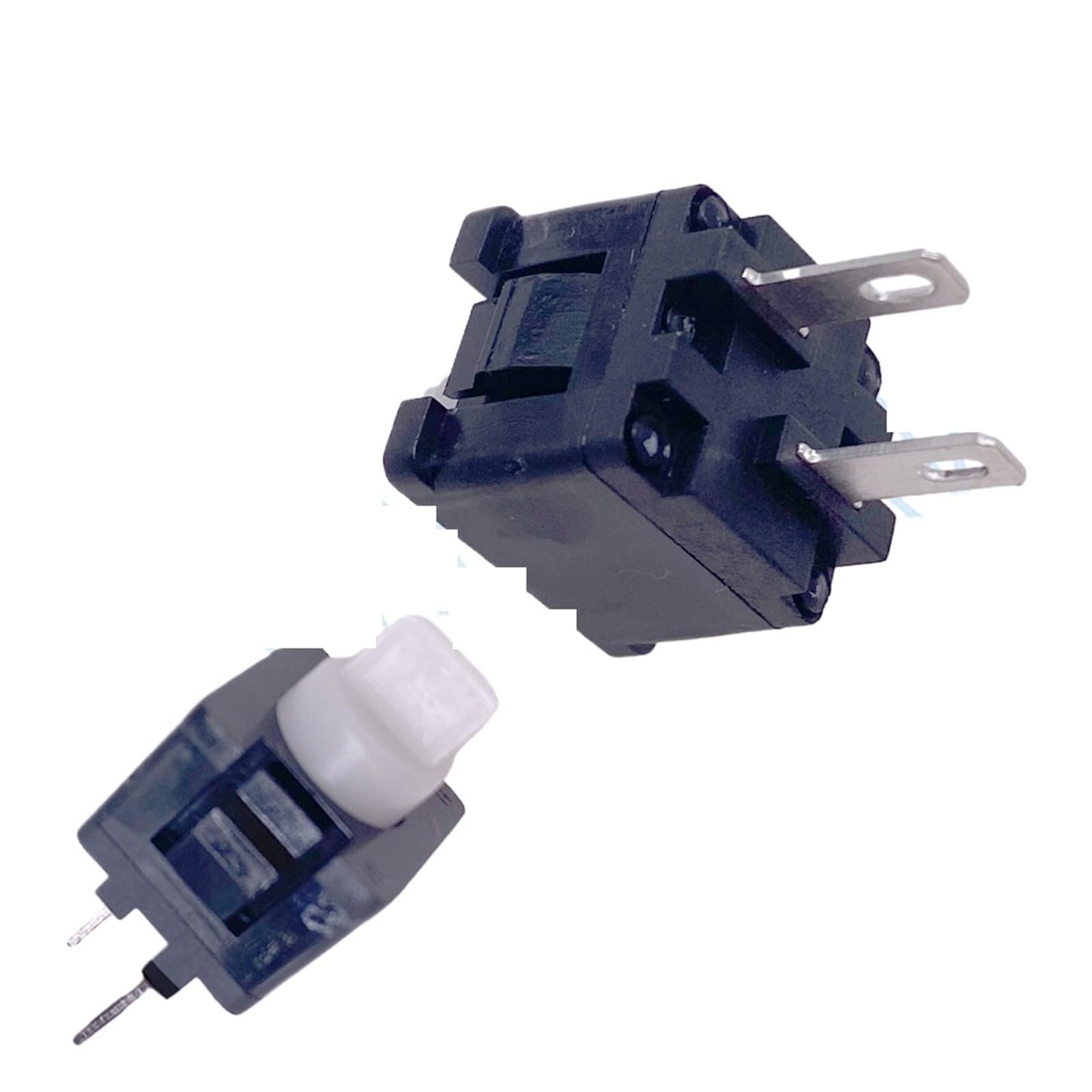 100 / Pezzo Microinterruttore A 2 Pin per Pulsanti Arcade da 30 MM E 24 MM, Parti di Ricambio per Microinterruttore