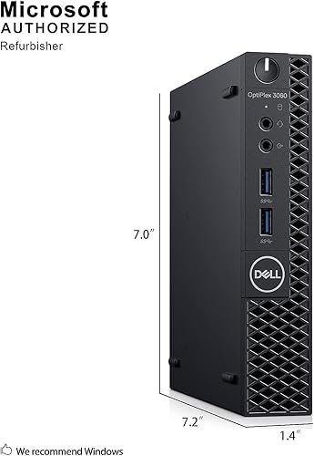 Dell Microcomputadora de escritorio Opticlex 3060, Intel i5-8400 2.1GHz, memoria de 16 GB, SSD de 512 GB, teclado y mouse con cable, Windows 10 Pro