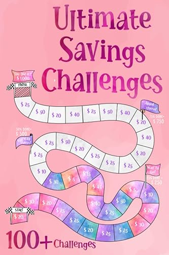 Ultimate Savings Challenges Book: Unique and Interactive Money Saving Challenge Book with Variety of Saving Challenges from $50 to $20000 | Daily, Weekly Cash Savings Tracker