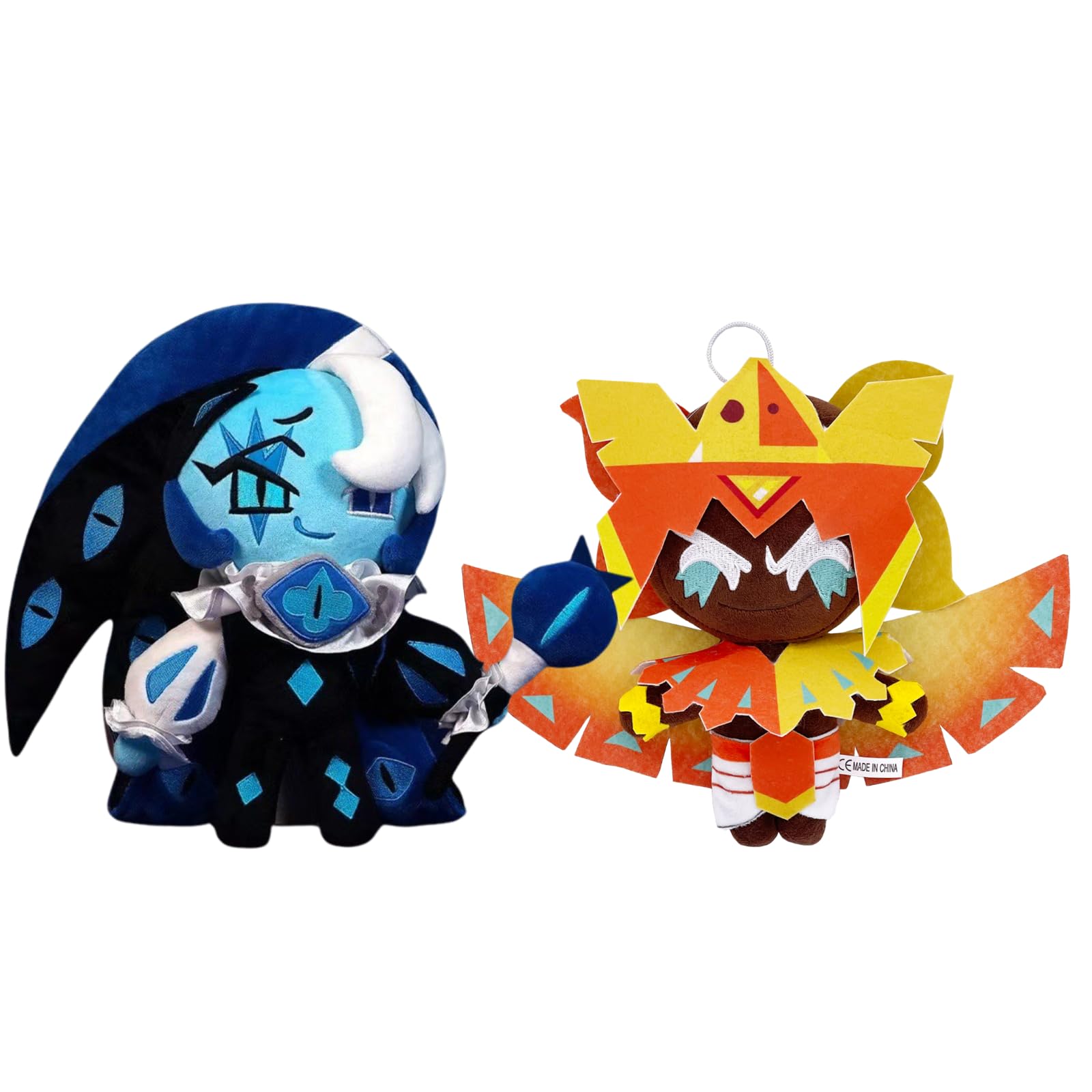Super JAKES Shadow Milk Cookie Plush, Cookie Run Kingdom Plushies Pillow for Game Fans,Stuffed Figure Doll Birthday for Boys Girls (2PCS)
