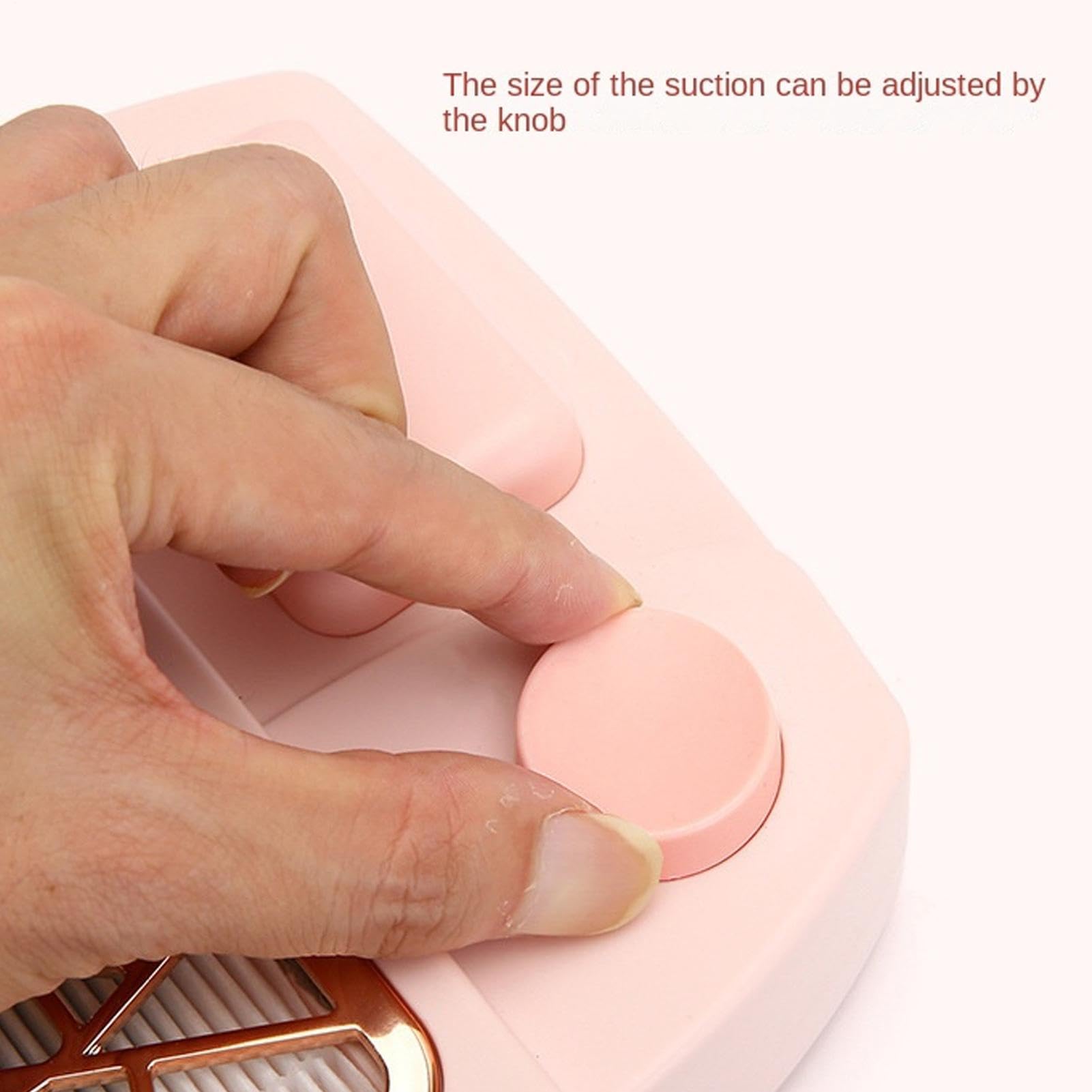 Aspirador de polvo de uñas velocidad ajustable recargable máquina