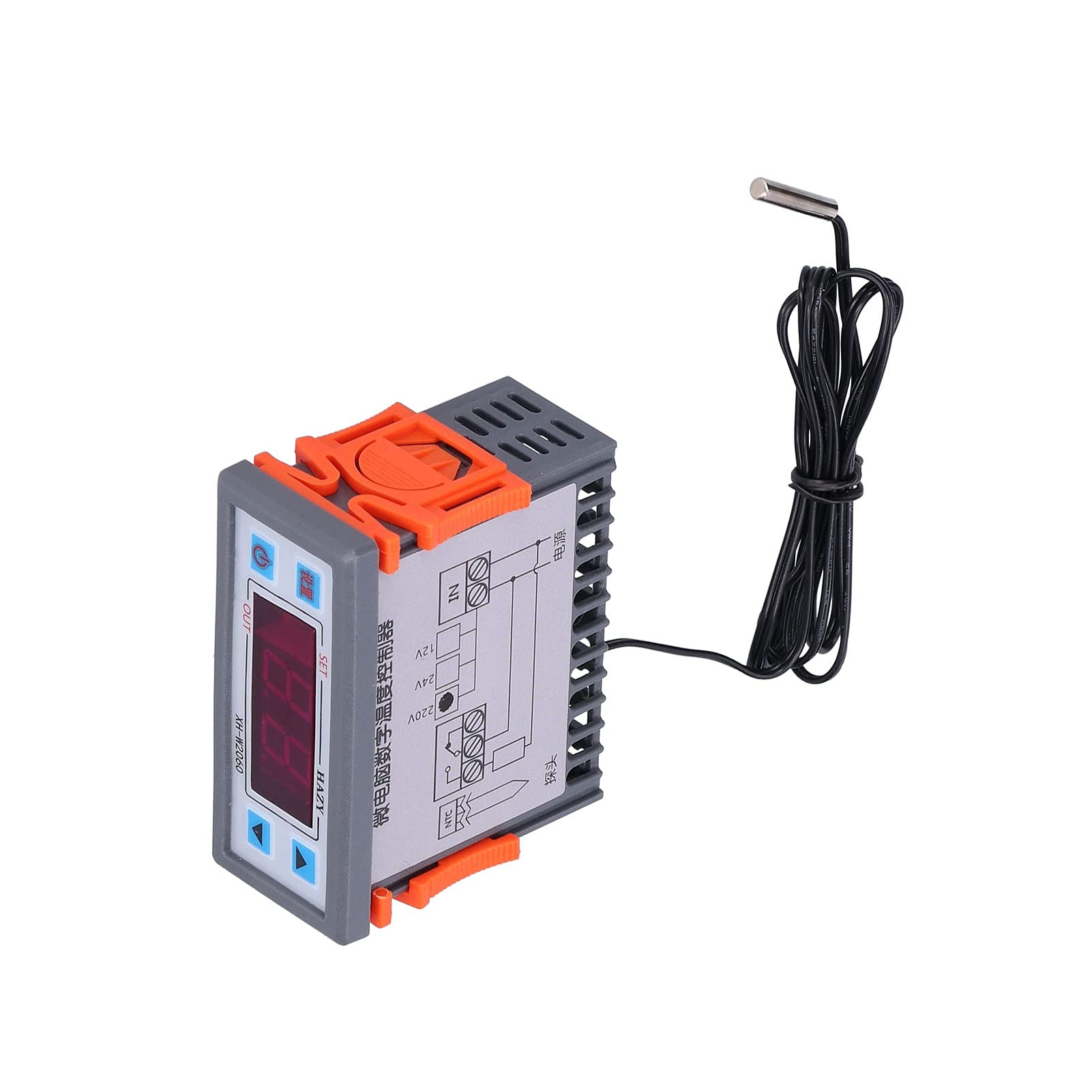 Termoregolatore Termostato Digitale Termostato Intelligente per Congelatori e Frigoriferi ABS 220V 10A
