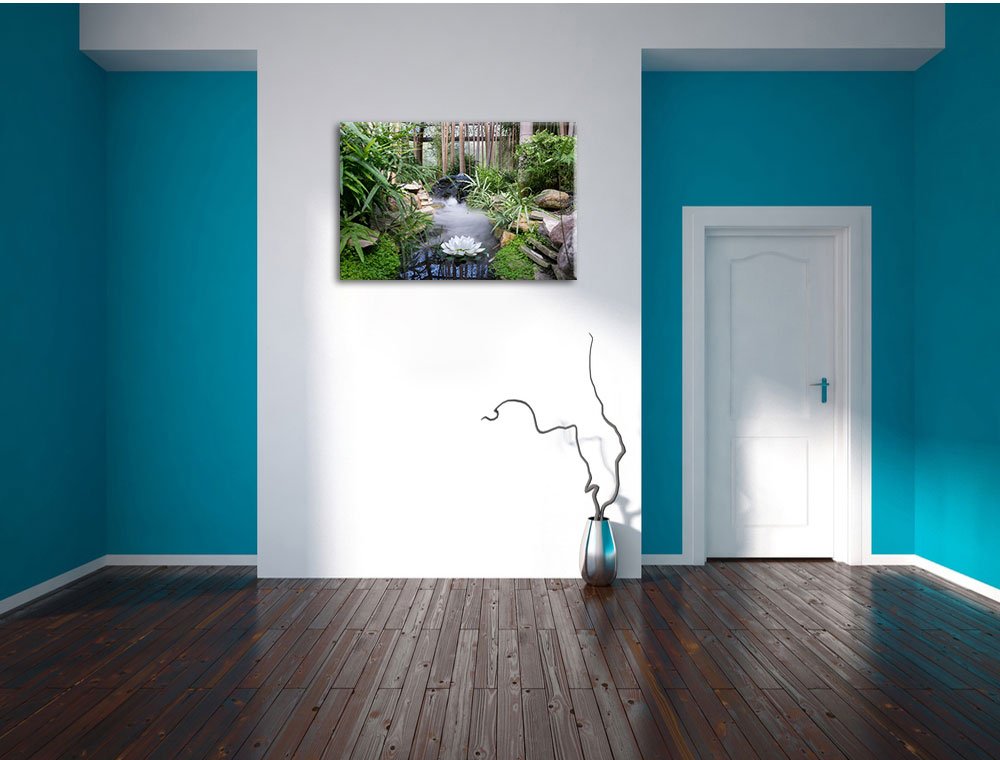 Pixxprint Zen Garden Japon, Format: 120x80 sur Toile