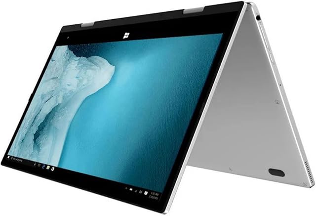 Notebook Touchscreen Flip 11,6" Full HD 2 em 1 Laptop Fino e Leve, Processador Intel Celeron N4020, 4GB DDR4 + 128GB SSD, Windows 10 Home Prata