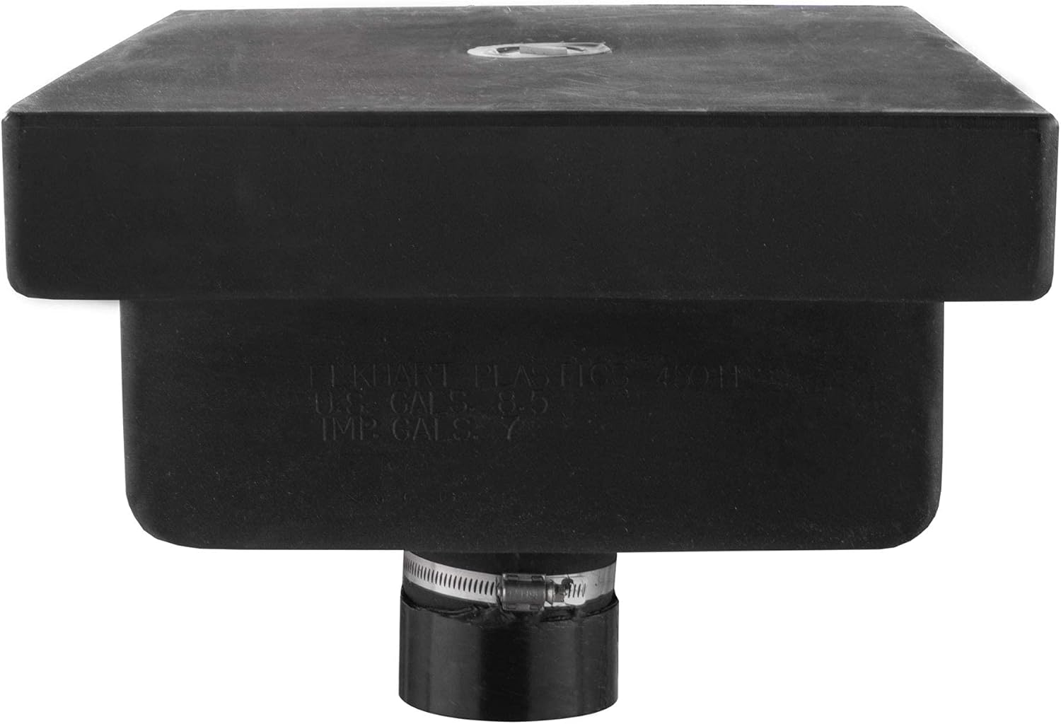 RecPro 9 Gallon RV Holding Tank 22 1/2" x 16 1/2" x 9" | Black Waste Water | 0450H | Includes Universal Installation Fittings Kit | Made in America