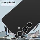 Pikkme Samsung Galaxy S23 FE 5G Back Cover Soft Matte Liquid Silicone TPU | Camera Protection | Shockproof Slim Back Case for Samsung Galaxy S23 FE 5G (Black) gallery image