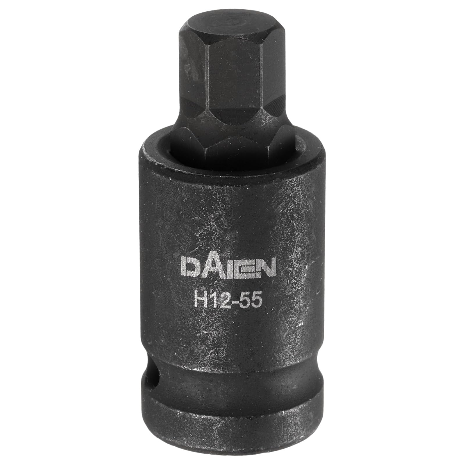 sourcing map H12 Hex Bit Socket 55mm/2.17" Length 1/2" Square Drive Metric Extension Impact Bit Power Nut Driver Set S2 Steel Socket Ratchet Wrench Bits, Black