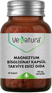 VeNatura Magnezyum Bisglisinat Takviye Edici Gıda 60 Kapsül…
