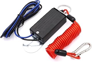 Trailer Breakaway Switch, 6ft Breakaway Coiled Cable with Electric Brake Switch for RV Towing Trailer