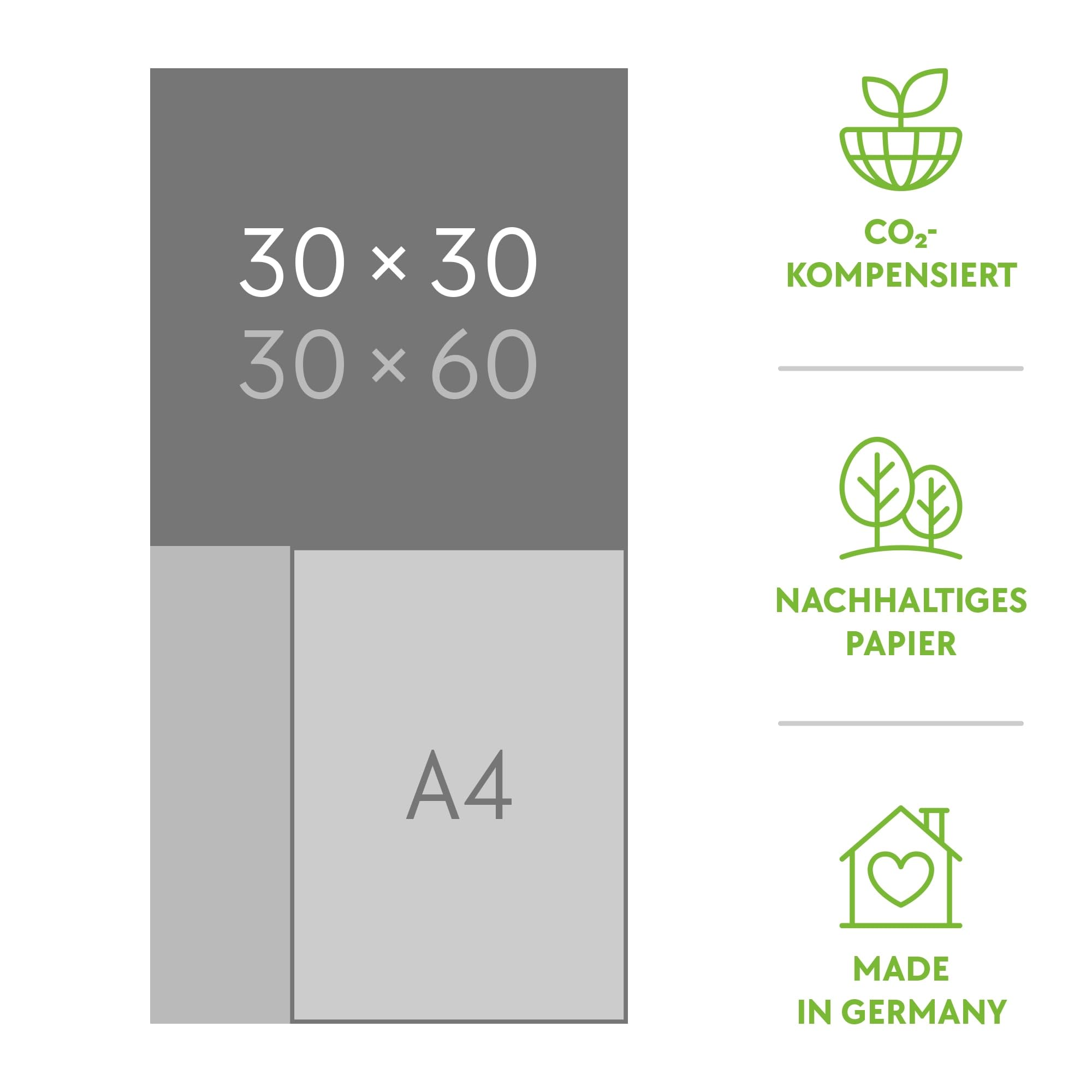 Pferde Broschürenkalender 2026 - 30x30 - Art12: Bildstarker Tier-Kalender im schlanken Hochformat (aufgeklappt 30x60 cm) | mit Eintrage-Kalendarium