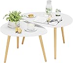 FOREHILL Lot de 2 Tables Gigogne