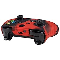 Vista 29 de playvital Samurai Edition - Funda de silicona con agarre antideslizante para Xbox One X/S, funda protectora ergonómica de goma suave para Xbox One