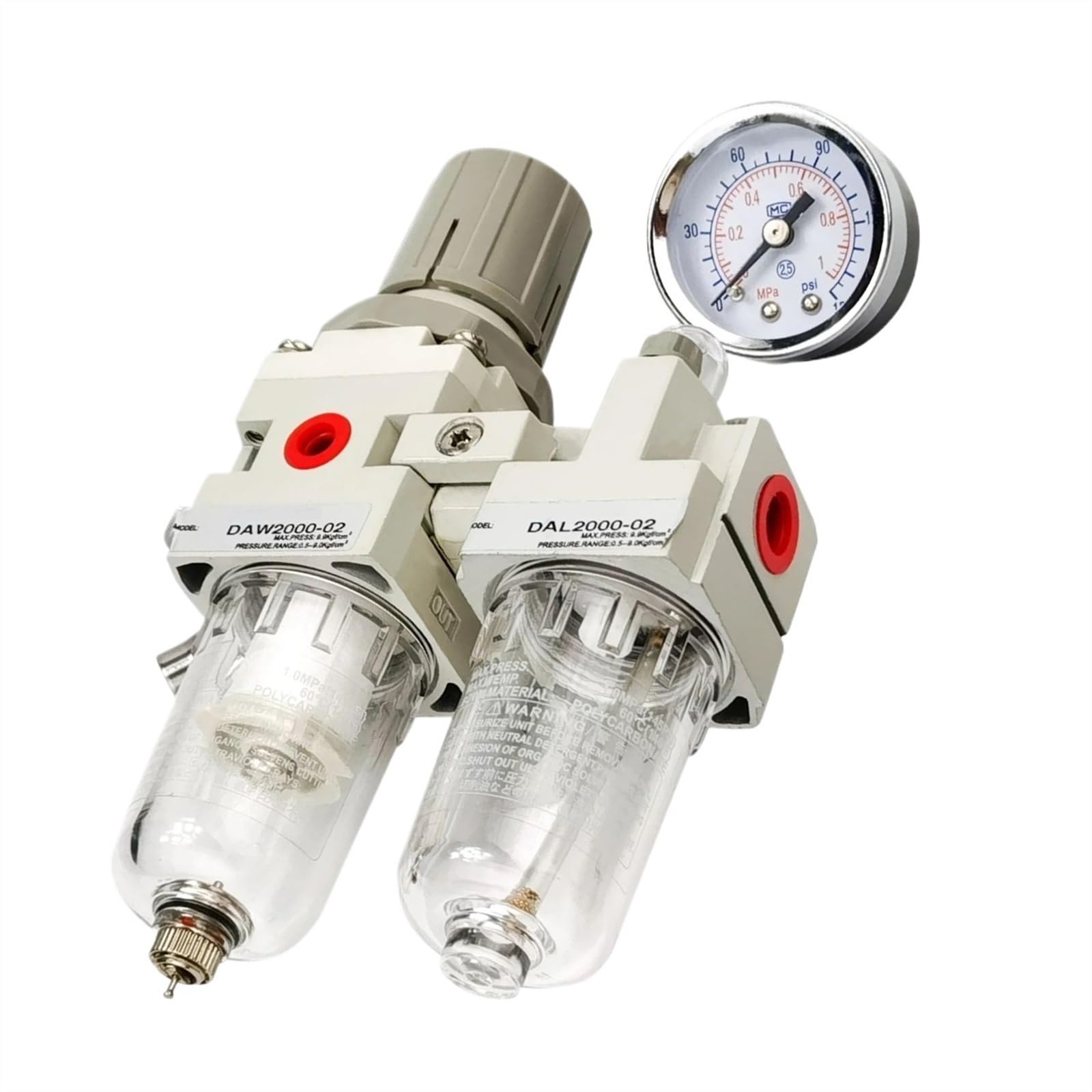 Séparateur d'eau pneumatique AC2010-02 contre l'humidité pour protéger votre compresseur d'air