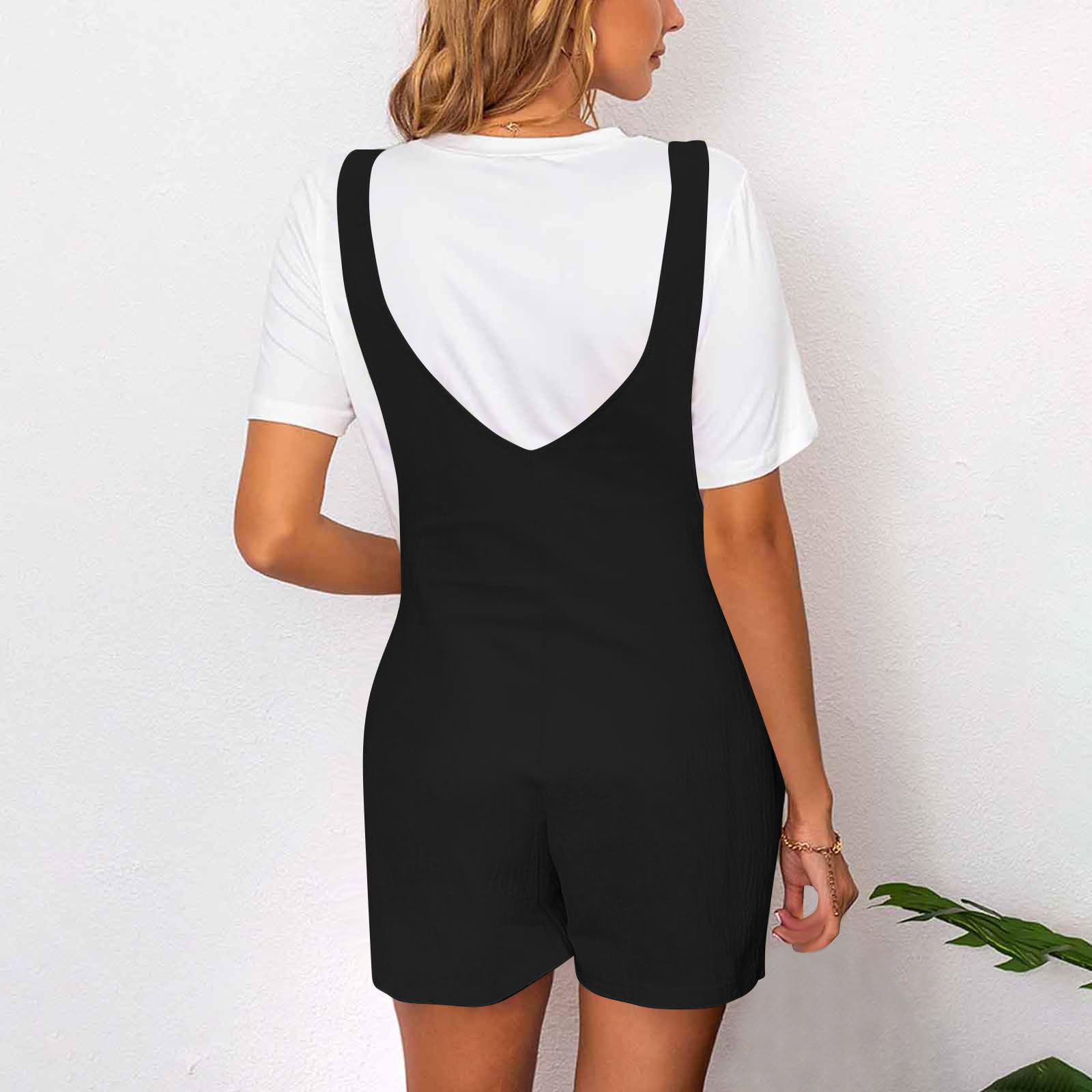 Salopette Premaman da Donna Pantaloncini Vita Regolabile Pantaloni Tuta Estate Casuale Pantalone Elasticizzato Pantaloncino Comodi Morbido Pantaloni Corti per Gravidanza Abbigliamento