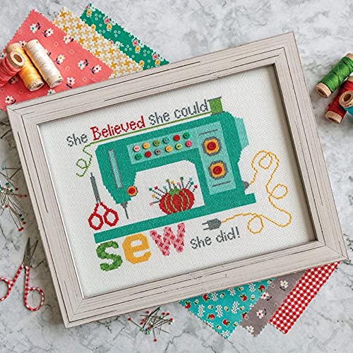 It's Sew Emma Sew She Did Cross Stitch Pattern #TOP4