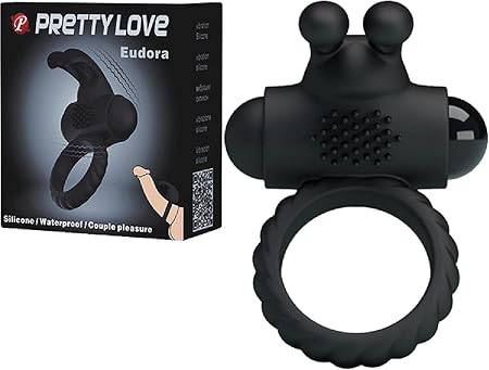 Dreamlove Pretty Love Eudora Anillo Vibrador con Estimulador - 1 Unidad