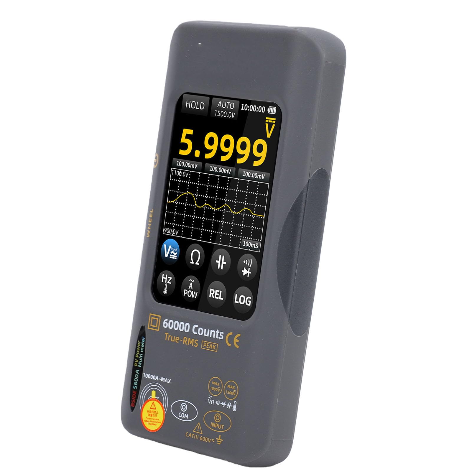 Hyuduo Solarmodul-Tester, 60000 Zähler, Wiederaufladbares