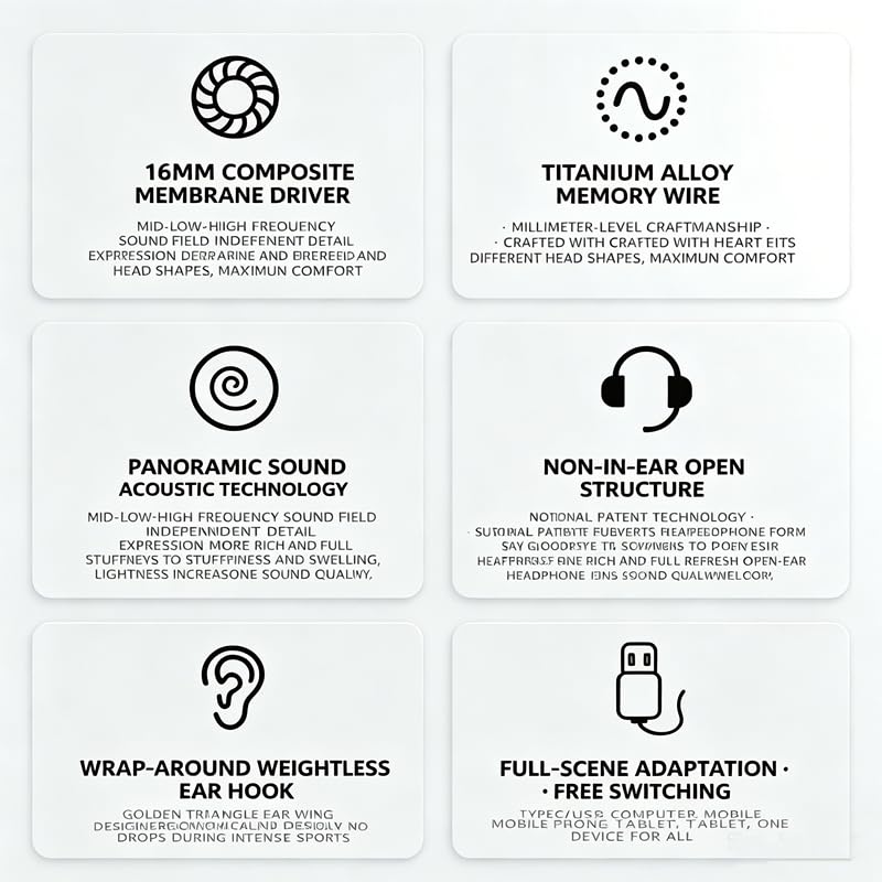 Casque gaming Type-C noir ultra léger pour éviter la fatigue auriculaire