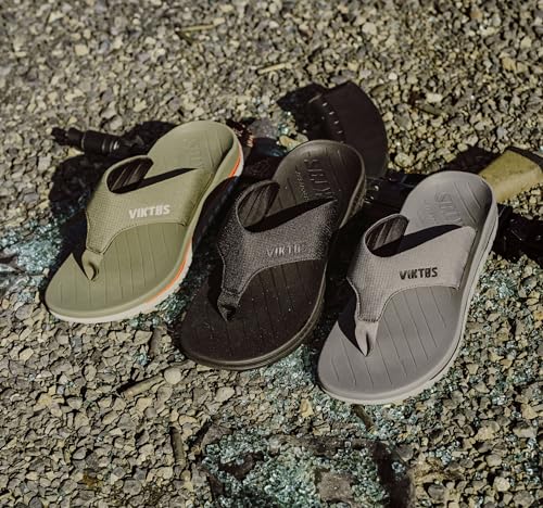 Image of VIKTOS Men's Ruck Recovery XC Sandals | Lightweight Casual Outdoor Flip Flops with Thermoformable EVA Footbed