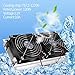 Portable Cooling Module 12V 10A 120W,Semiconductor Refrigeration Pieces Kit Thermoelectric Peltier Air Cooling Device with 12706 Chip for Pet Bed Cooling Small Space Cooler