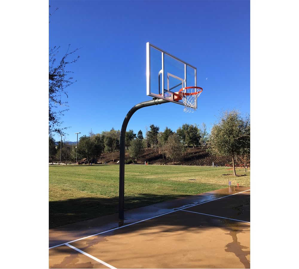 Generic Douglas Gooseneck 5-9/16 Rectangular Clear Acrylic Basketball System