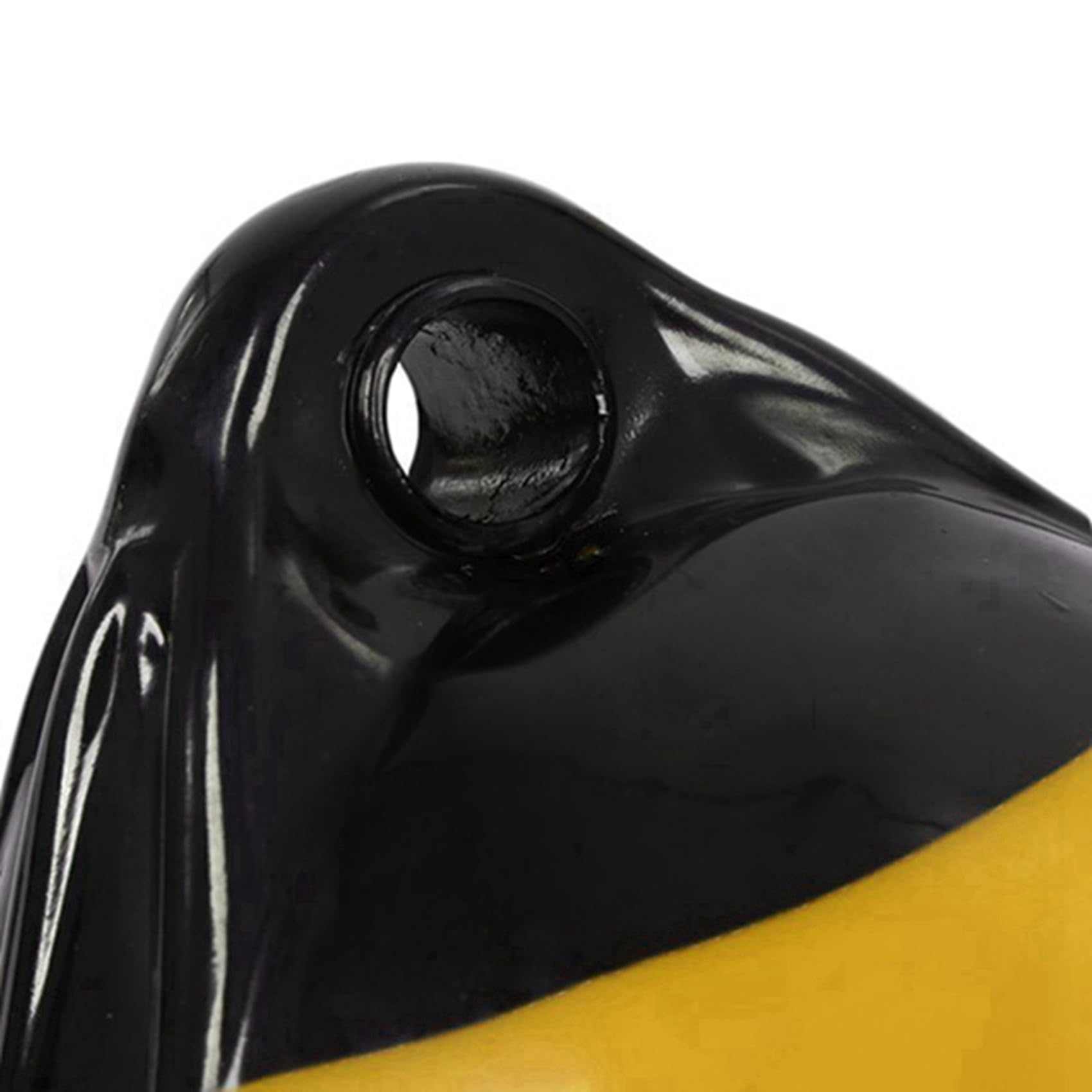 Lot de 5 bouées d'ancrage rondes en PVC robuste pour bateau - Bouée de protection gonflable - Jaune