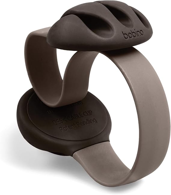 Bobino Desk Cable Clip - Slate (Charcoal)