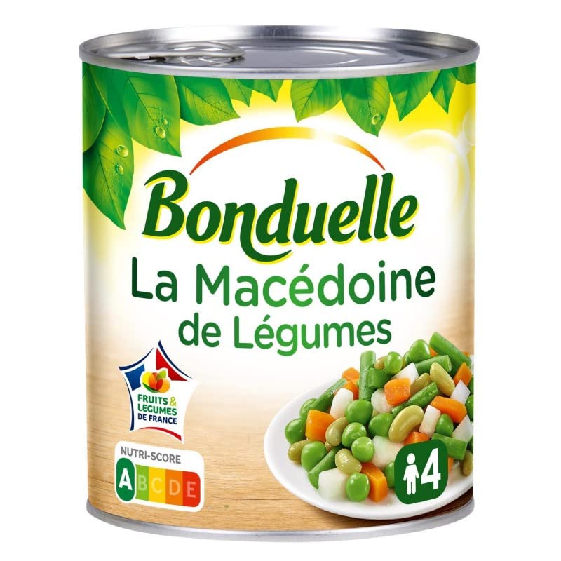 BONDUELLE - Macédoine De Légumes 530G - Lot De 4 - Offre Special