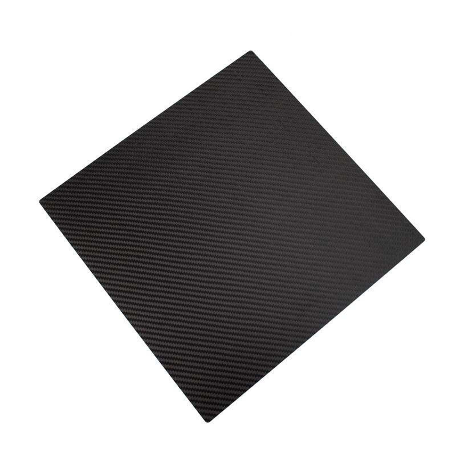 Piastra in Fibra di Carbonio 3K Tessuto Twill 8 mm Nera Rigida Resistente al Calore per RC Drone Aerei DIY Modelli Parti Auto Ingegneria Progetti,150mm*150mm*8mm