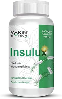 Vokin Biotech Herbal Insulux For Endocrine Health & Diabetes Control (90 Capsules)