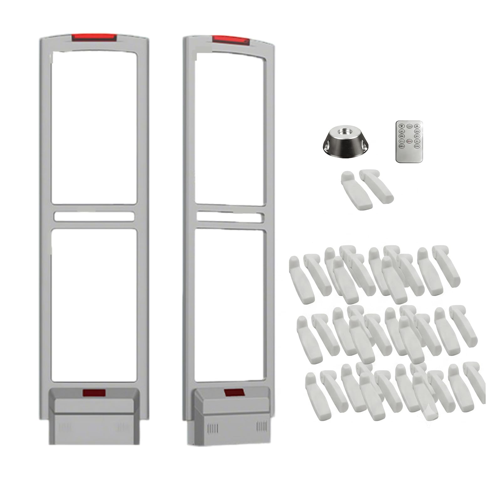 Sistema de Puerta de Seguridad antirrobo Am EAS de 58kHz,Alarma por Voz LED | Amplio rango de detección, fácil instalación, accesorios completos, pantalla digital,alarmas instantáneas